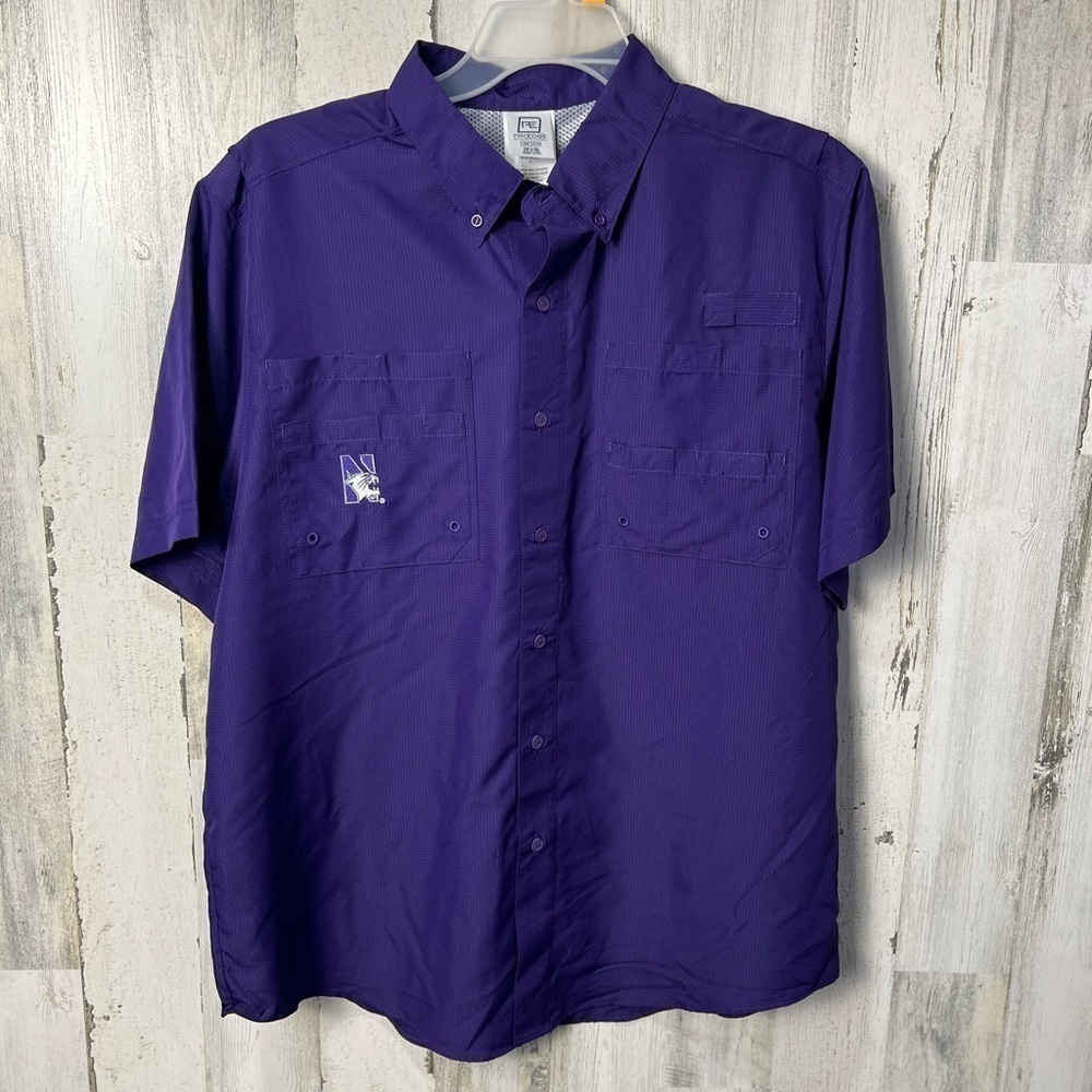 Northwestern Wildcats Vented Button-Down Shirt